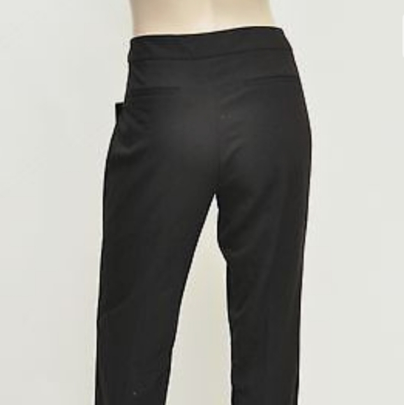 Tahari TERRY Stretch Poly Blend Straight Leg Pants Trousers - Picture 3 of 13